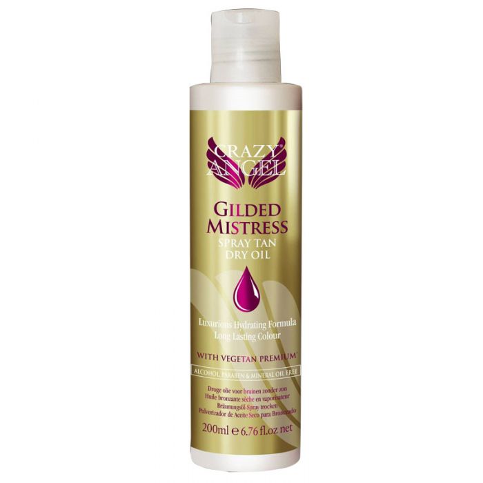 Crazy Angel Gilded Mistress Spray Tan Dry Oil 200ml