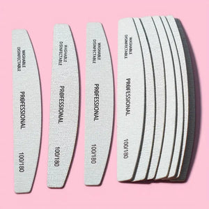 Half Moon Sanding Files 100/180 Grit