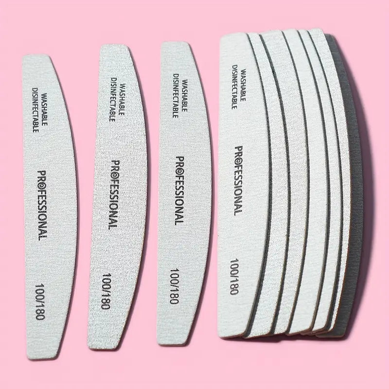 Half Moon Sanding Files 100/180 Grit