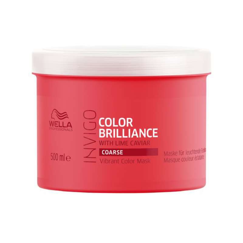 Color Brilliance Mask With Lime Caviar For Coarse Coloured Hair 500ml