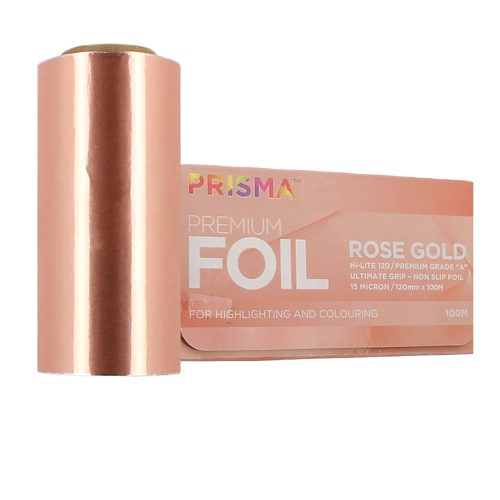 Premium  Foil Rose Gold 120mm X 100m