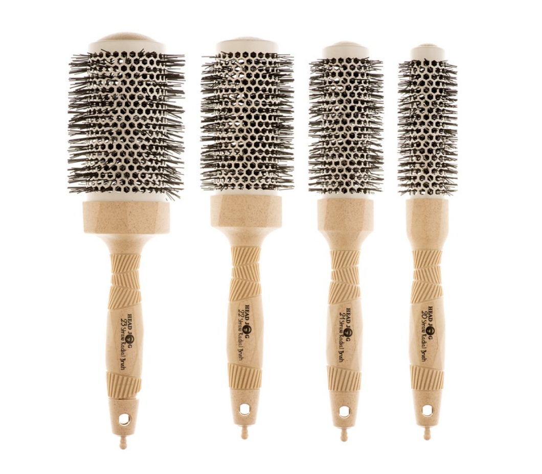 Straw Radial Brush Bag Set