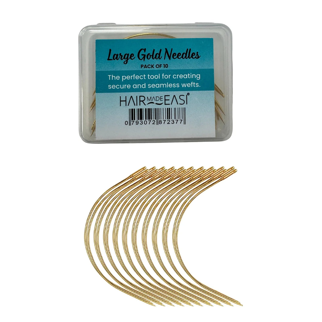 Large Gold Needles Pack Of 10