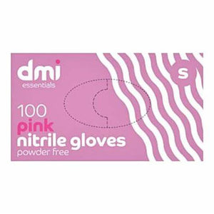 Pink Nitrile Gloves x 100