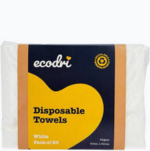 Load image into Gallery viewer, White Disposable Salon Towels x50
