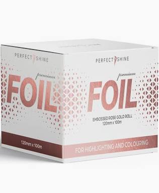 Embossed Rose Gold Roll Foil 120mm x 100m