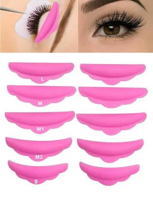 Set Of Mixed Sized Lash Lift Shields