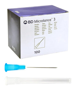 23g Blue 1 1/4 inch BD Microlance Needles Box of 100