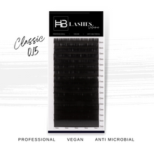 Load image into Gallery viewer, HB Classic Lashes 0.15 D Curl
