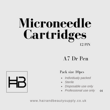Load image into Gallery viewer, Microneedling Cartridges 12pin A7 Dr Pen
